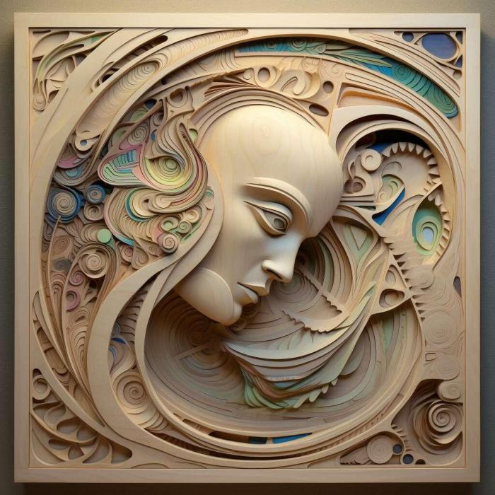 نموذج ثلاثي الأبعاد لآلة CNC 3D Art 